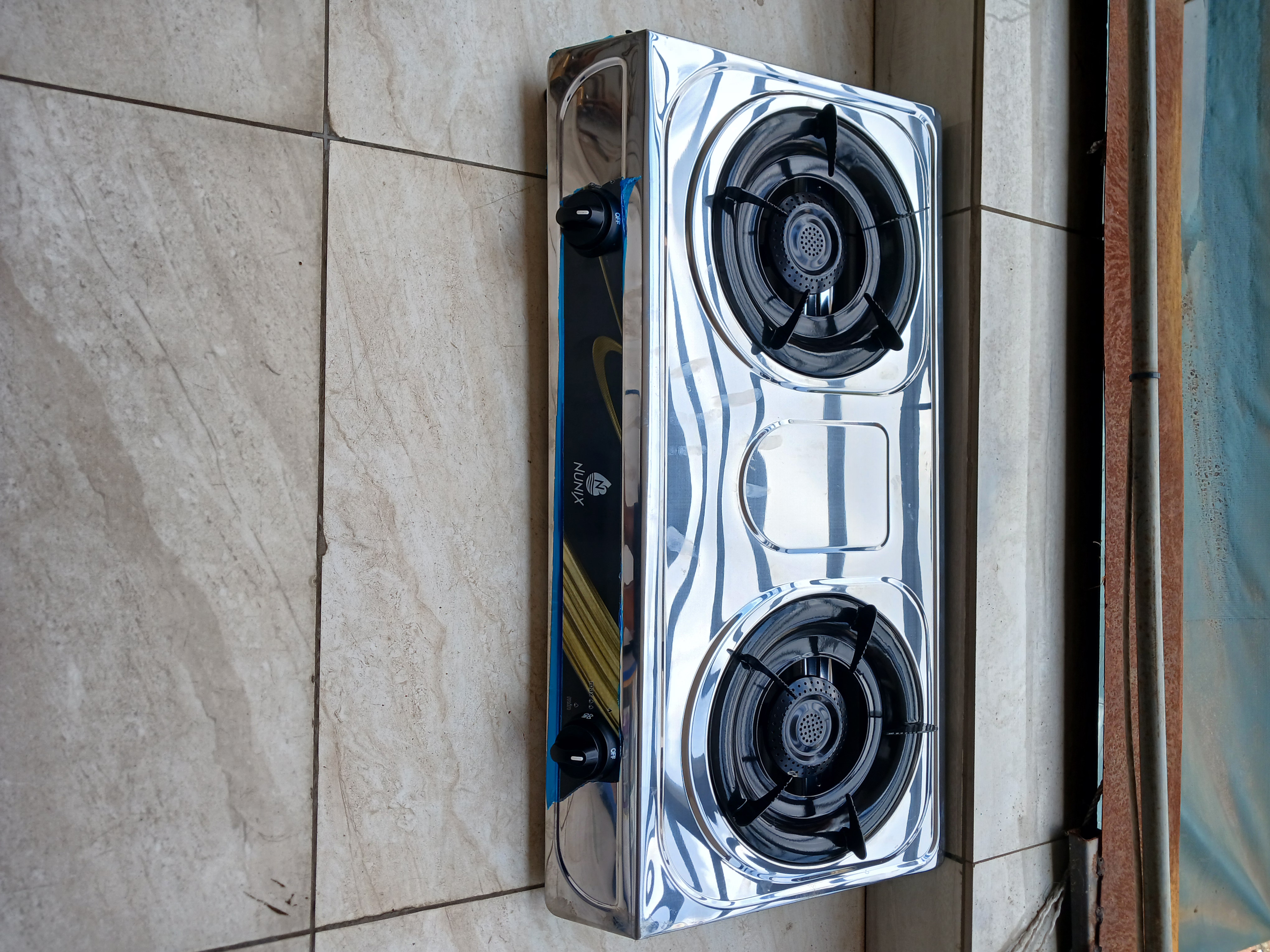 Nunix 2-Burner Table Top Gas Cooker