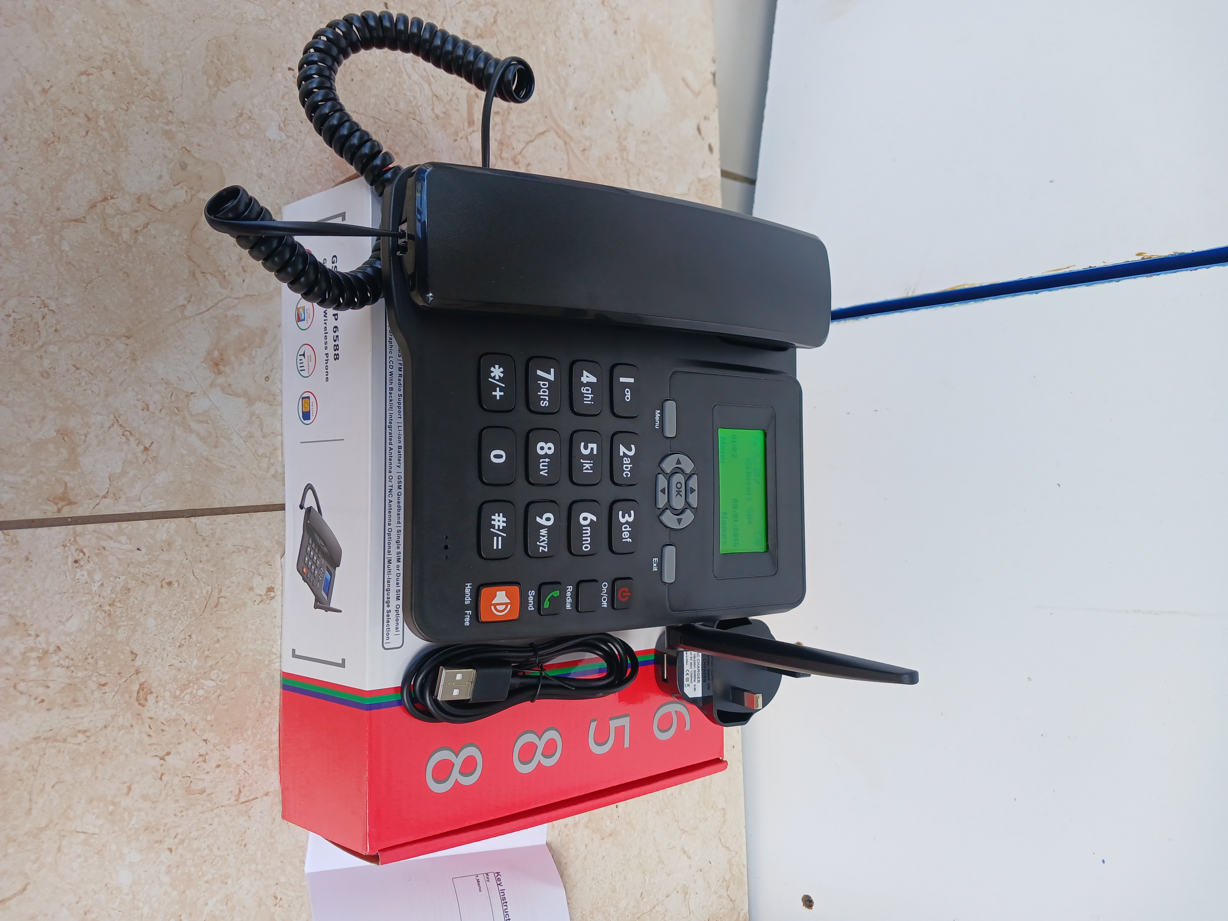 GSM Landline Dual SIM Phone 6588